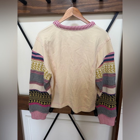 NWOT Size XS Anthropologie Pilcro Fair Isle Sleeve pullover - Picture 6 of 7